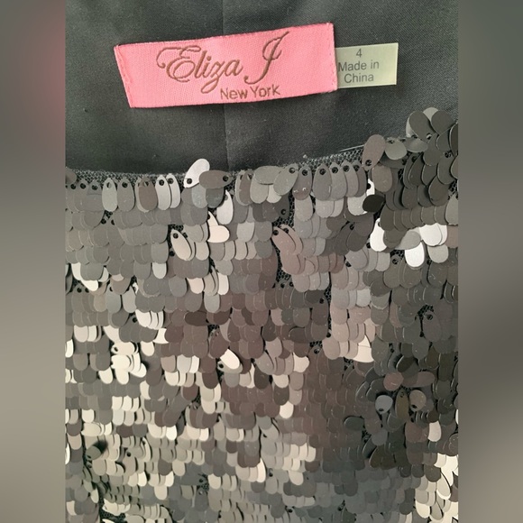 Eliza J Gray Embellished Dress - Picture 11 of 11